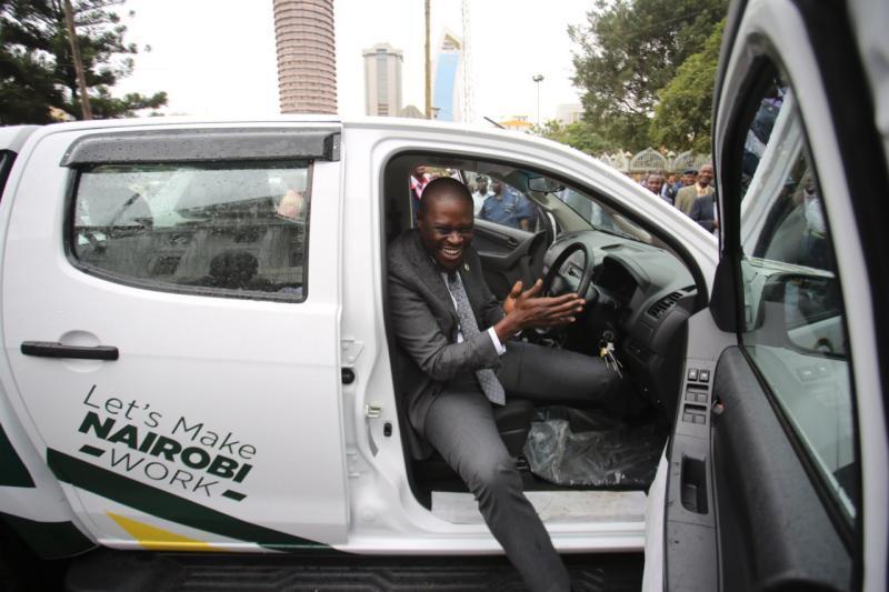 File image of Nairobi Governor Johnson Sakaja.